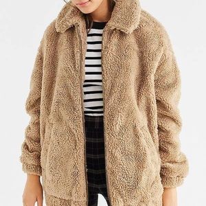 Cozy teddy bear jacket